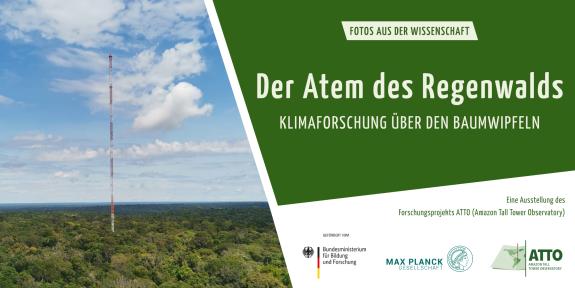 Klimaforschung über den Baumwipfeln. Eine Ausstellung des Forschungsprojekts ATTO (Amazon Tall Tower Observatory)