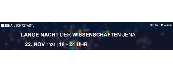 Grafik Lange Nacht der Wissenschaften und Daten 22. November 2024